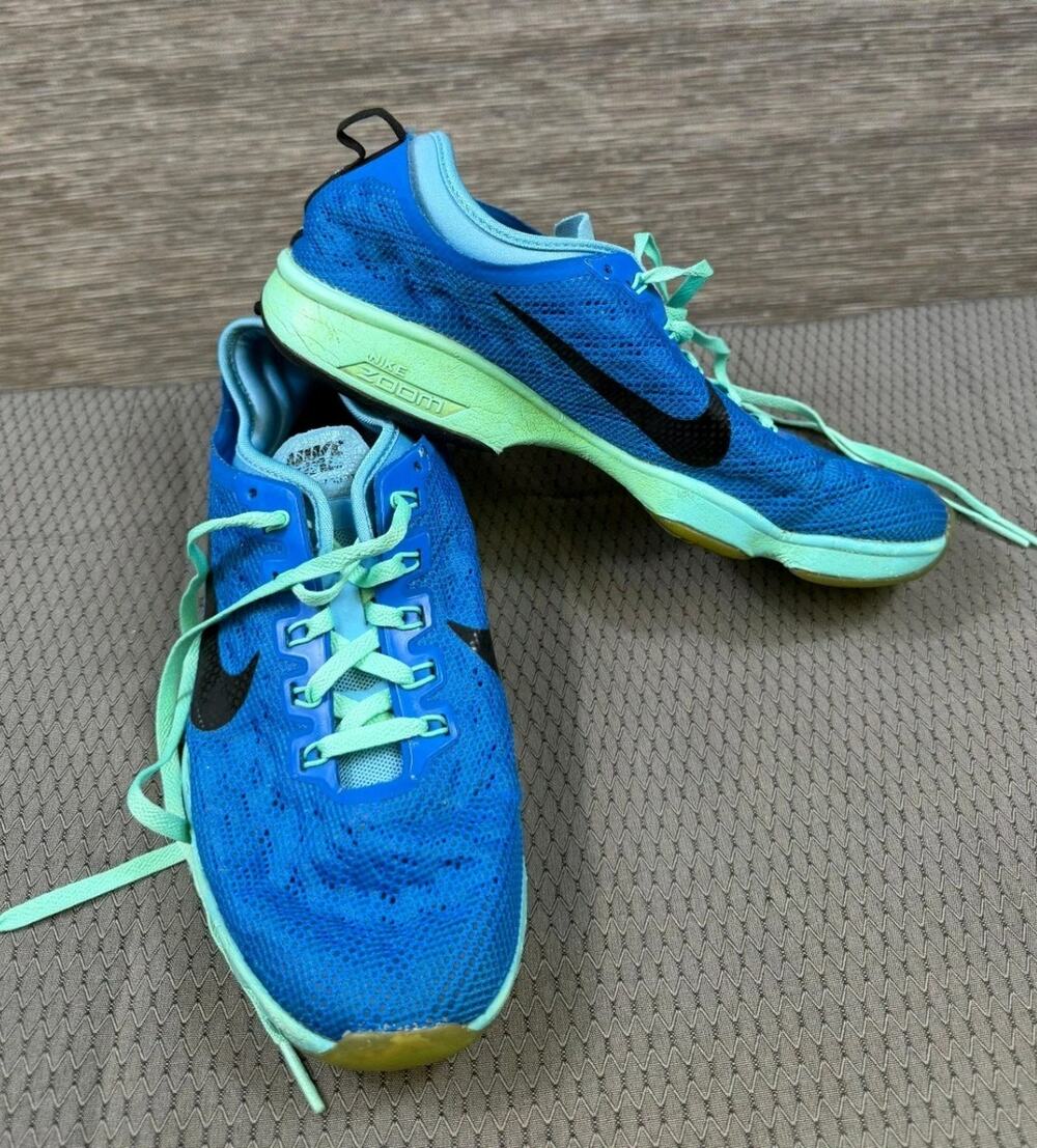 Nike Zoom Fit Agility Womenβs Size 8 Soar 684984 402 Running Shoes